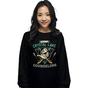 Daily_Deal_Shirts Long Sleeve Shirts, Unisex / Small / Black Camp Counselors