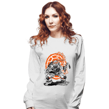 Load image into Gallery viewer, Daily_Deal_Shirts Long Sleeve Shirts, Unisex / Small / White Michelangelo Sumi-e
