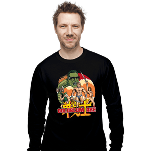 Shirts Long Sleeve Shirts, Unisex / Small / Black Goldblum Axe