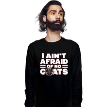 Load image into Gallery viewer, Shirts Long Sleeve Shirts, Unisex / Small / Black No Goats
