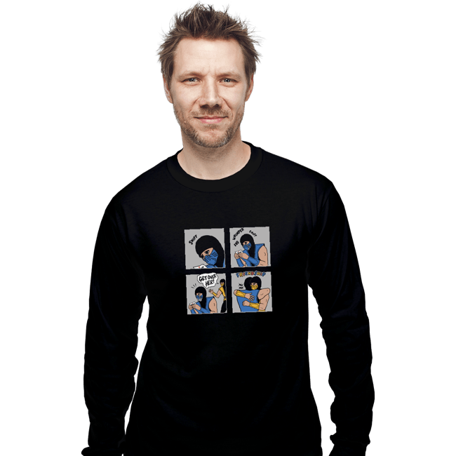 Shirts Long Sleeve Shirts, Unisex / Small / Black Mortal Komfort