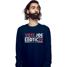 Load image into Gallery viewer, Shirts Long Sleeve Shirts, Unisex / Small / Navy Vote For Joe
