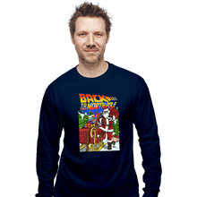 Load image into Gallery viewer, Secret_Shirts Long Sleeve Shirts, Unisex / Small / Navy Back To The North Poll
