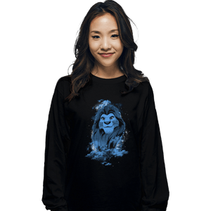 Shirts Long Sleeve Shirts, Unisex / Small / Black The Lion