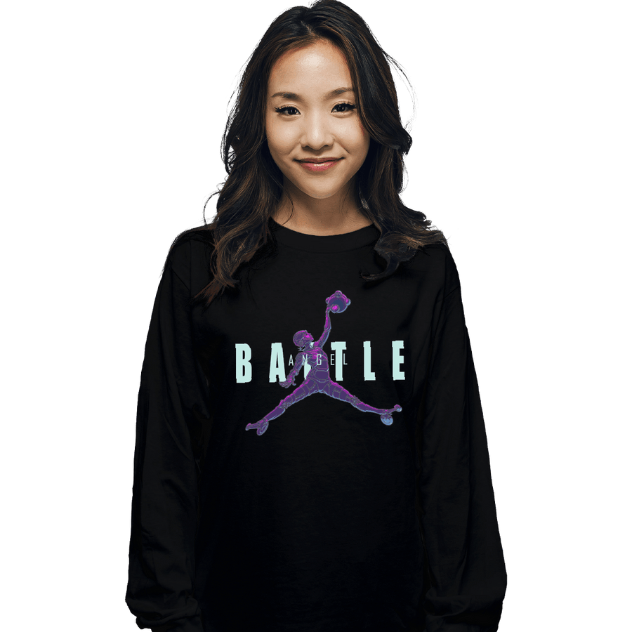 Shirts Long Sleeve Shirts, Unisex / Small / Black Battle Angel