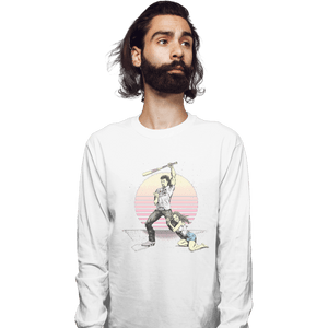 Shirts Long Sleeve Shirts, Unisex / Small / White Eastbound And Down