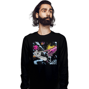 Shirts Long Sleeve Shirts, Unisex / Small / Black Creation Of Silver Surfer