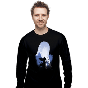 Shirts Long Sleeve Shirts, Unisex / Small / Black The One Winged Angel