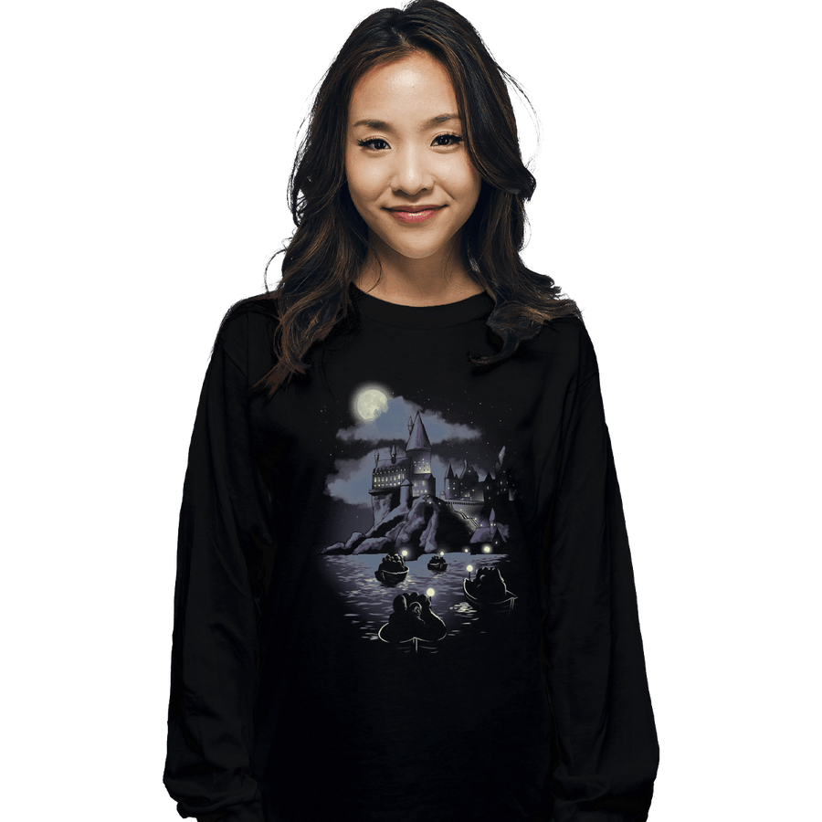 Shirts Long Sleeve Shirts, Unisex / Small / Black Magic Night