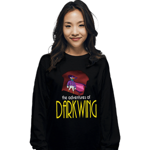 Secret_Shirts Long Sleeve Shirts, Unisex / Small / Black The Adventures Of Darkwing