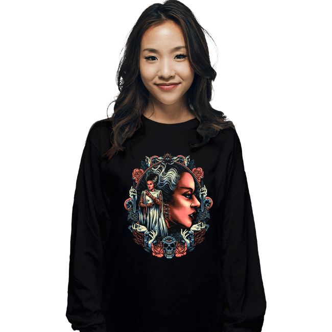 Daily_Deal_Shirts Long Sleeve Shirts, Unisex / Small / Black The Bride Of The Monster