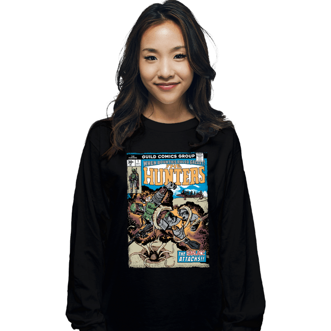 Daily_Deal_Shirts Long Sleeve Shirts, Unisex / Small / Black The Hunters
