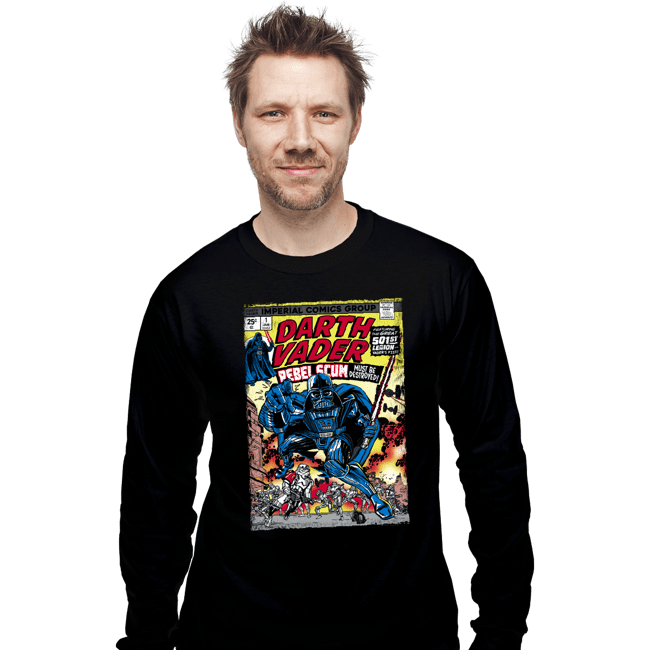 Daily_Deal_Shirts Long Sleeve Shirts, Unisex / Small / Black Vader And The 501st