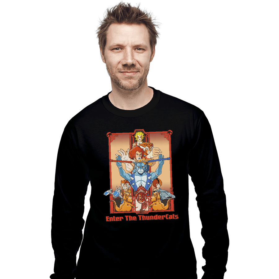 Shirts Long Sleeve Shirts, Unisex / Small / Black Enter The Thundercats