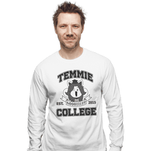 Load image into Gallery viewer, Shirts Long Sleeve Shirts, Unisex / Small / White Temmie College

