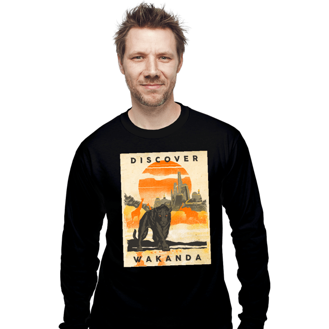 Secret_Shirts Long Sleeve Shirts, Unisex / Small / Black Wakanda Vacation