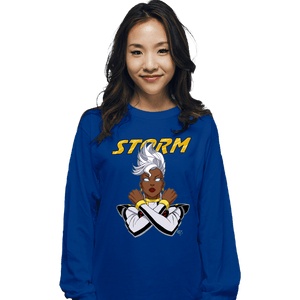 Daily_Deal_Shirts Long Sleeve Shirts, Unisex / Small / Royal Blue Storm 97