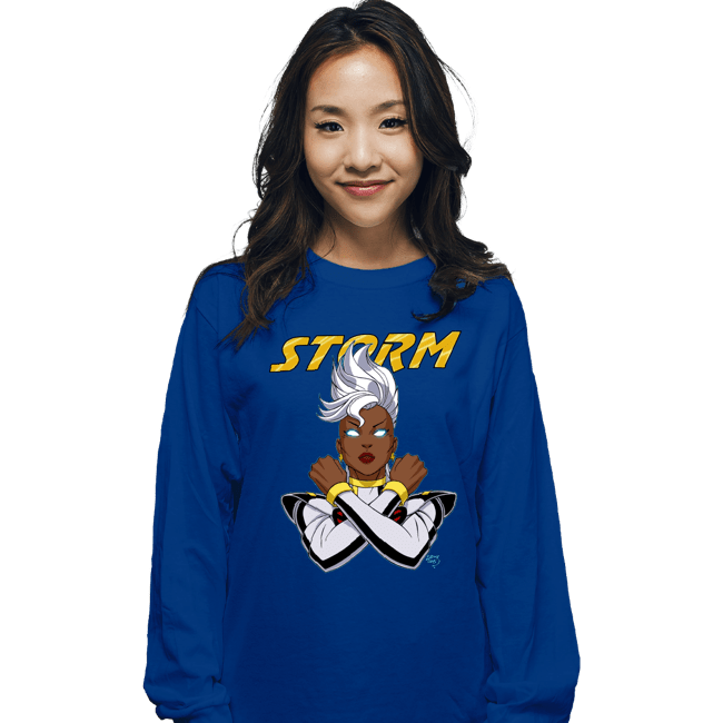Daily_Deal_Shirts Long Sleeve Shirts, Unisex / Small / Royal Blue Storm 97