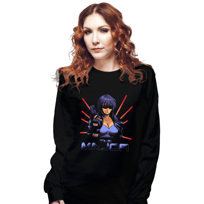 Shirts Long Sleeve Shirts, Unisex / Small / Black The Major