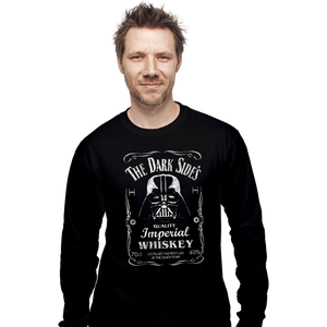 Daily_Deal_Shirts Long Sleeve Shirts, Unisex / Small / Black The Dark Side's Whiskey