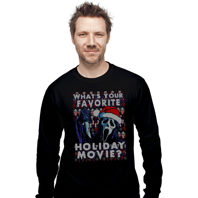 Secret_Shirts Long Sleeve Shirts, Unisex / Small / Black Holiday Scream