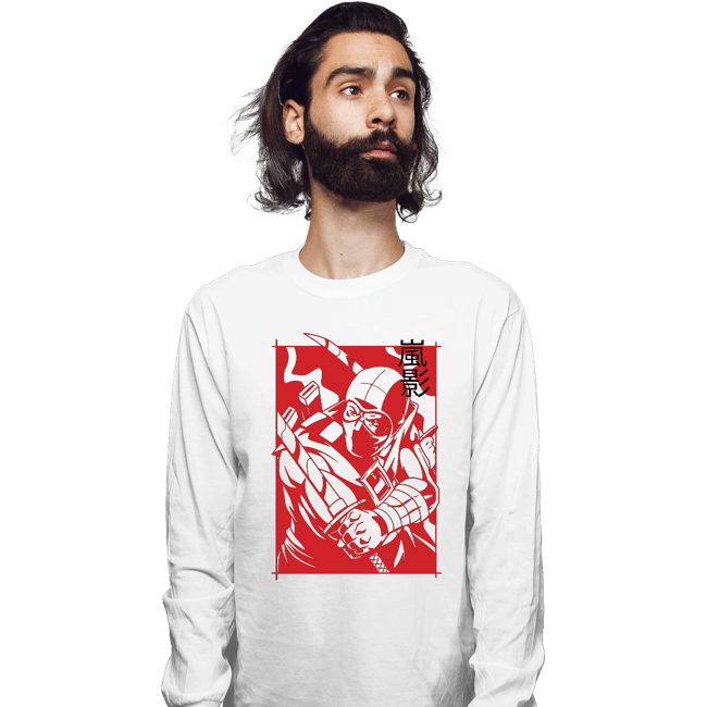Daily_Deal_Shirts Long Sleeve Shirts, Unisex / Small / White Ninja Rival
