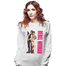 Load image into Gallery viewer, Daily_Deal_Shirts Long Sleeve Shirts, Unisex / Small / White Rebel Woman
