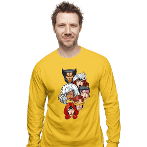 Daily_Deal_Shirts Long Sleeve Shirts, Unisex / Small / Gold Mutants 97