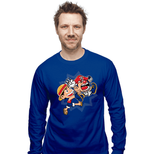 Secret_Shirts Long Sleeve Shirts, Unisex / Small / Royal Blue Super Stretchy Boy