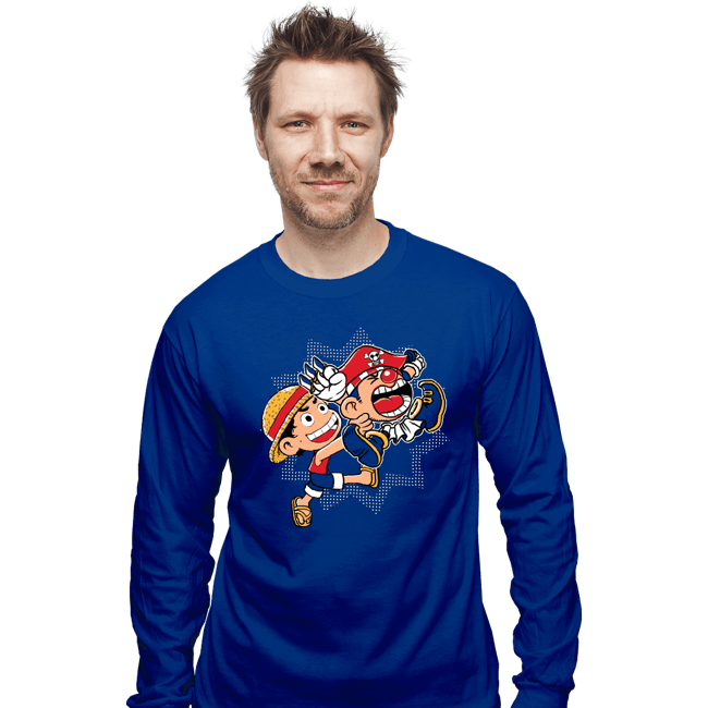 Secret_Shirts Long Sleeve Shirts, Unisex / Small / Royal Blue Super Stretchy Boy
