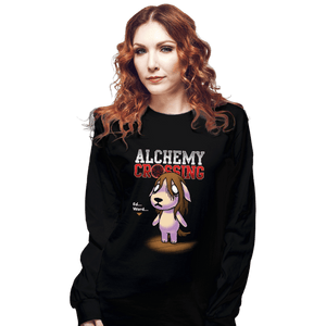 Secret_Shirts Long Sleeve Shirts, Unisex / Small / Black Alchemy Crossing T-Shirt
