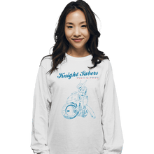 Load image into Gallery viewer, Shirts Long Sleeve Shirts, Unisex / Small / White Knight Sabers
