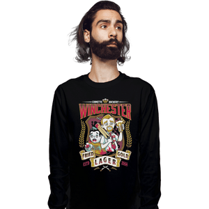 Shirts Long Sleeve Shirts, Unisex / Small / Black Winchester Fried Gold Lager