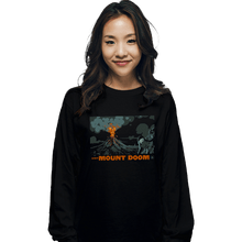 Load image into Gallery viewer, Shirts Long Sleeve Shirts, Unisex / Small / Black Visit Mount Doom
