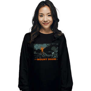 Shirts Long Sleeve Shirts, Unisex / Small / Black Visit Mount Doom