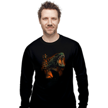 Load image into Gallery viewer, Daily_Deal_Shirts Long Sleeve Shirts, Unisex / Small / Black Prehistoric Kaiju

