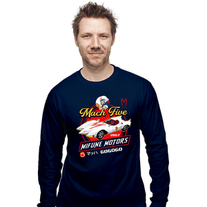 Secret_Shirts Long Sleeve Shirts, Unisex / Small / Navy Mifune Motors
