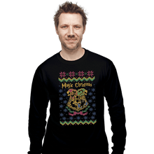 Load image into Gallery viewer, Shirts Long Sleeve Shirts, Unisex / Small / Black Magic Christmas
