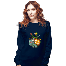 Load image into Gallery viewer, Secret_Shirts Long Sleeve Shirts, Unisex / Small / Navy Bulpumpkin
