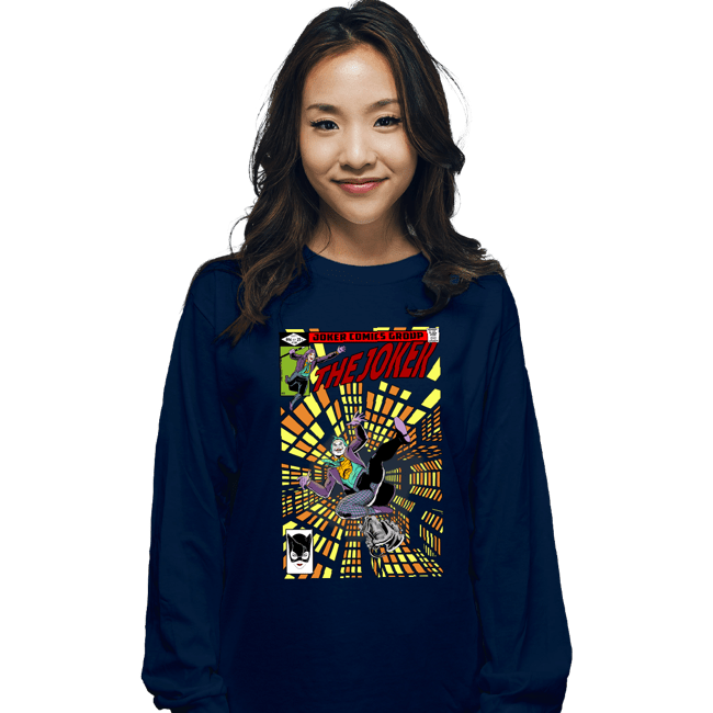 Secret_Shirts Long Sleeve Shirts, Unisex / Small / Navy Napier Joker