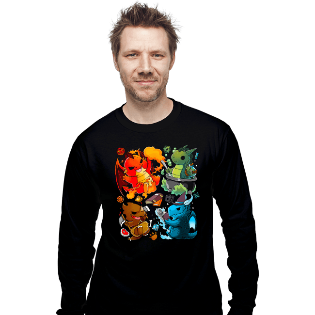 Shirts Long Sleeve Shirts, Unisex / Small / Black Dragon Roleplay