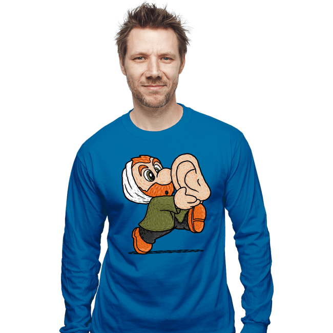 Shirts Long Sleeve Shirts, Unisex / Small / Sapphire Super Vincent