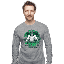 Load image into Gallery viewer, Daily_Deal_Shirts Long Sleeve Shirts, Unisex / Small / Sports Grey Qui-Gon Gym
