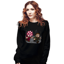 Load image into Gallery viewer, Daily_Deal_Shirts Long Sleeve Shirts, Unisex / Small / Black Evil Mushroom!
