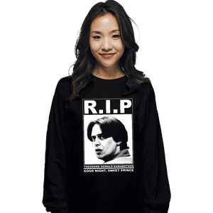 Secret_Shirts Long Sleeve Shirts, Unisex / Small / Black RIP Donnie