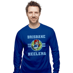 Daily_Deal_Shirts Long Sleeve Shirts, Unisex / Small / Royal Blue Brisbane Heelers