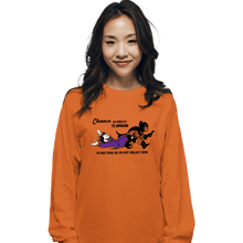 Load image into Gallery viewer, Secret_Shirts Long Sleeve Shirts, Unisex / Small / Orange Go  Directly To Arkham
