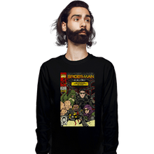 Load image into Gallery viewer, Secret_Shirts Long Sleeve Shirts, Unisex / Small / Black No Way Home Comics
