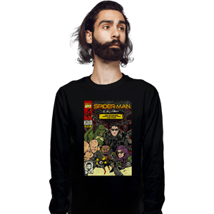 Secret_Shirts Long Sleeve Shirts, Unisex / Small / Black No Way Home Comics