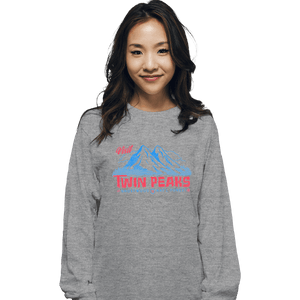 Shirts Long Sleeve Shirts, Unisex / Small / Sports Grey Visit Twin Peaks